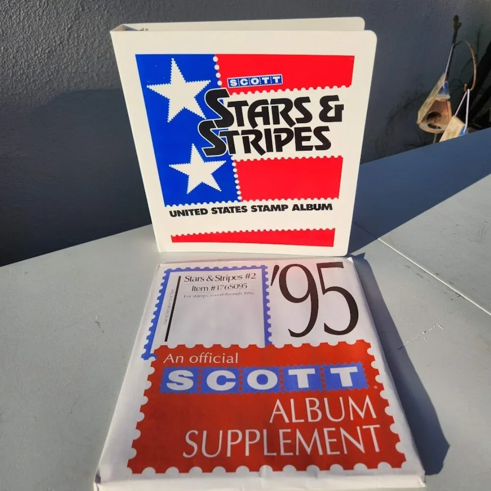 New Scott Stars and Stripes United States Stamp Collecting Album 176P093 Binder